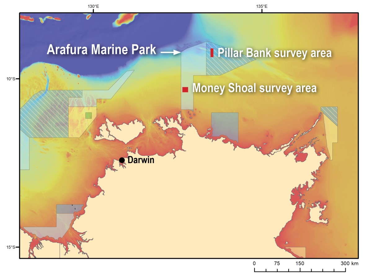 Arafura_surveylocations _credit_GeoscienceAustralia