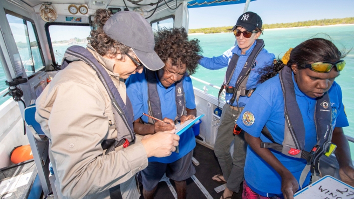 NAMMA alliance members on research vessel