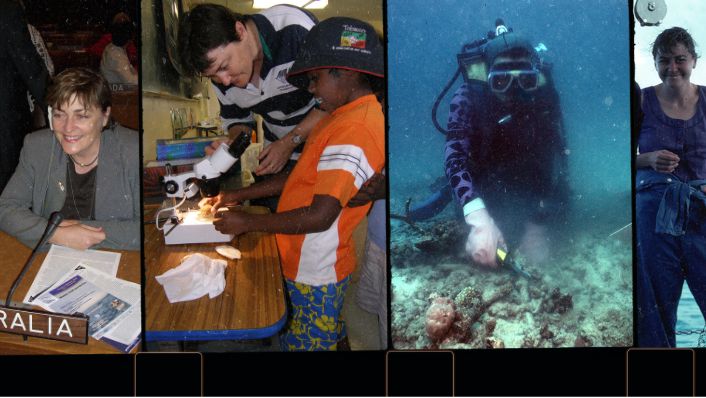 a collage of photos with a woman doing many different activities