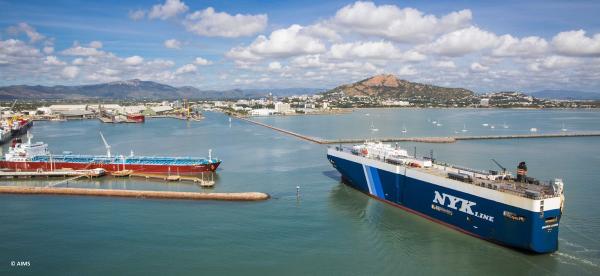 ship in port