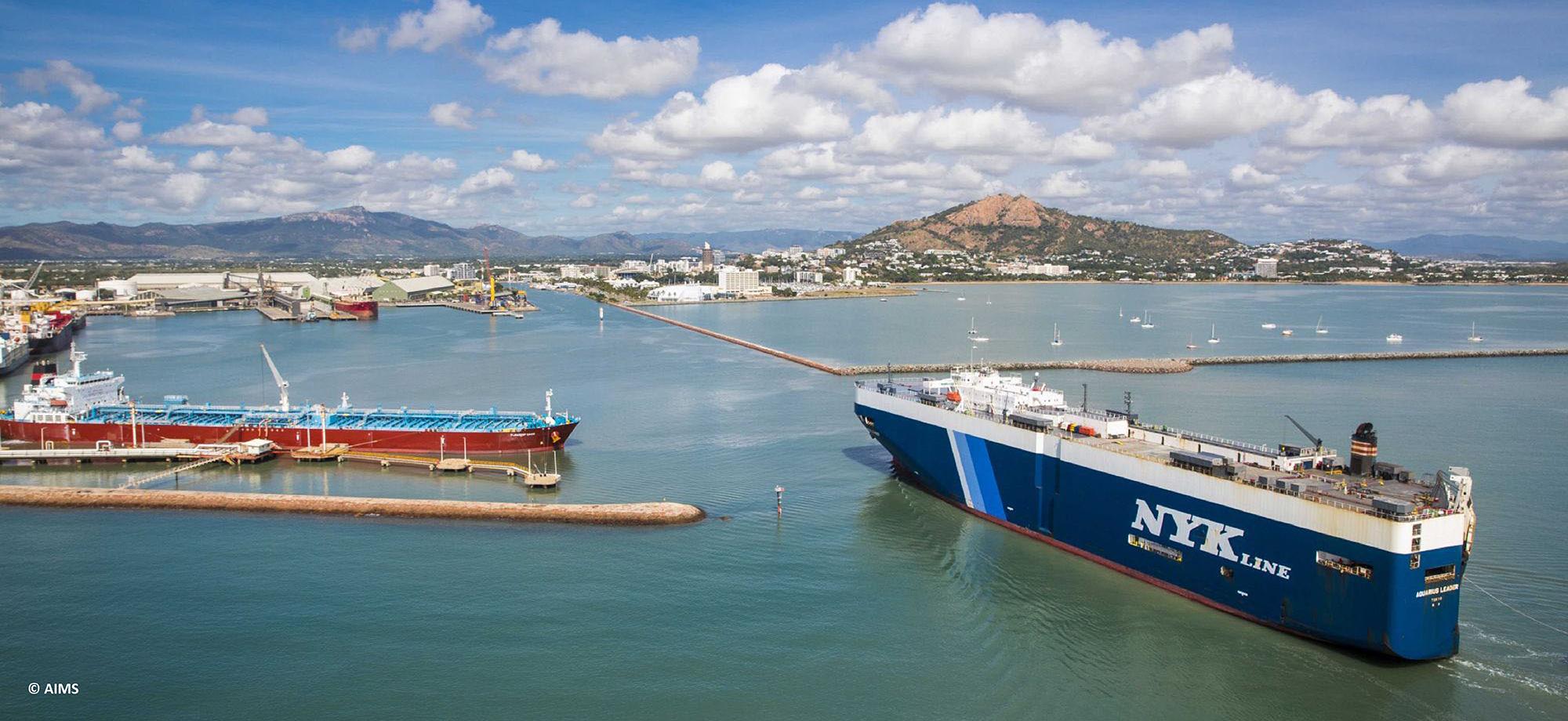 ship in port