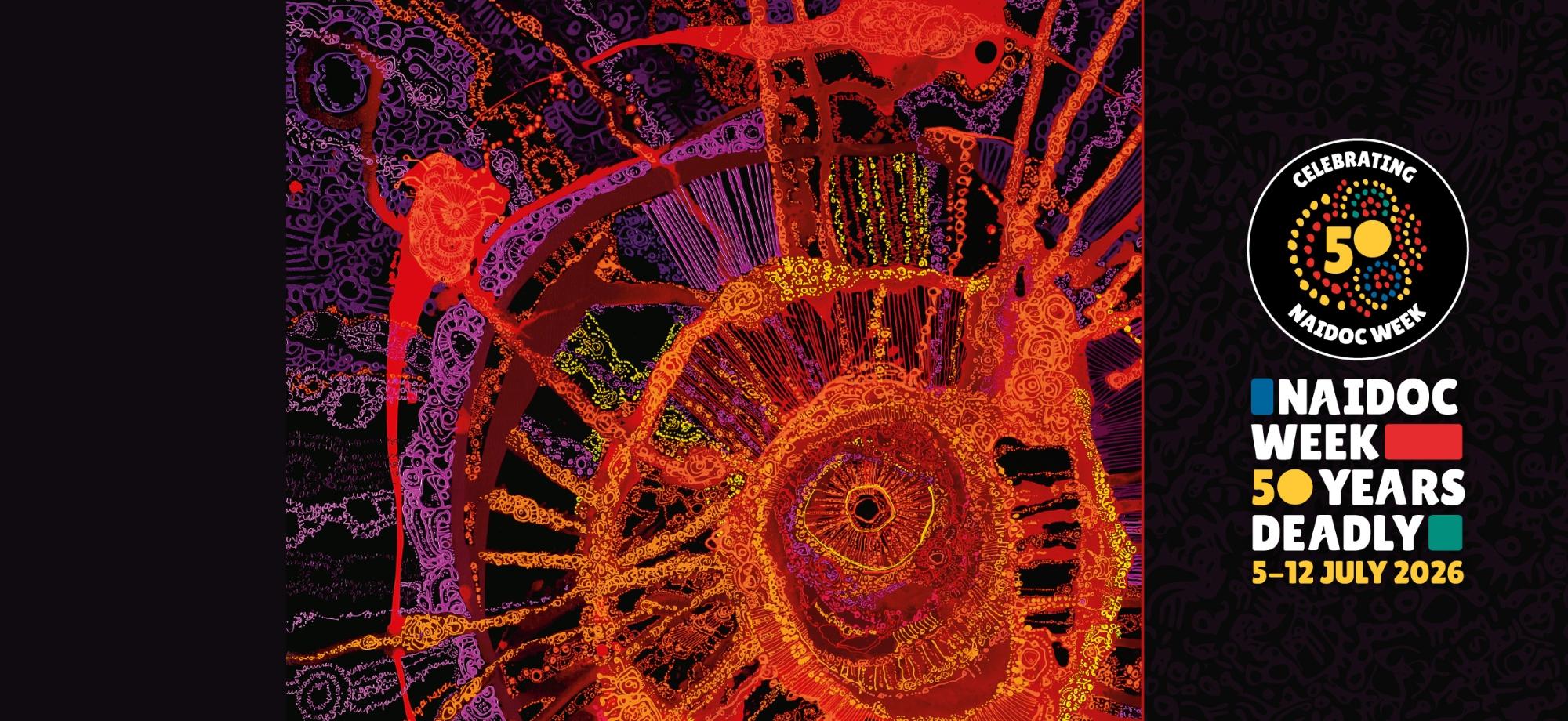 NAIDOC artwork and 50 years deadly message