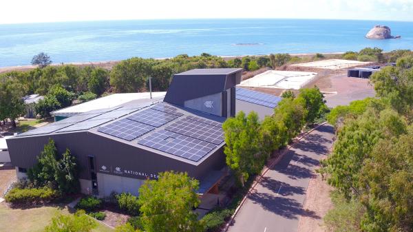 SeaSim with solar panels
