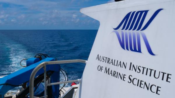 AIMS logo on side of vessel