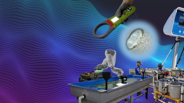 Composite of five technologies used in coral aquaculture